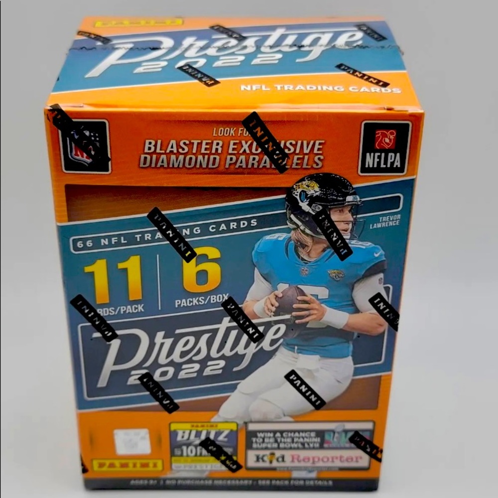 2022 Panini Prestige NFL Football Card Blaster Box. Sealed box brand new